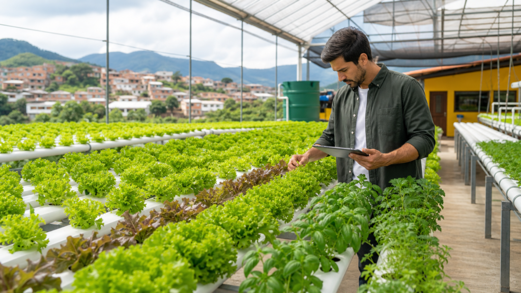 Hidroponia en Colombia: por que puede ser un negocio rentable y que numeros mirar